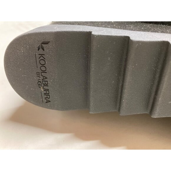 Koolaburra By UGG Women Black Faux Fur Wedge Ankle Boots Size 11 US - Picture 5 of 8